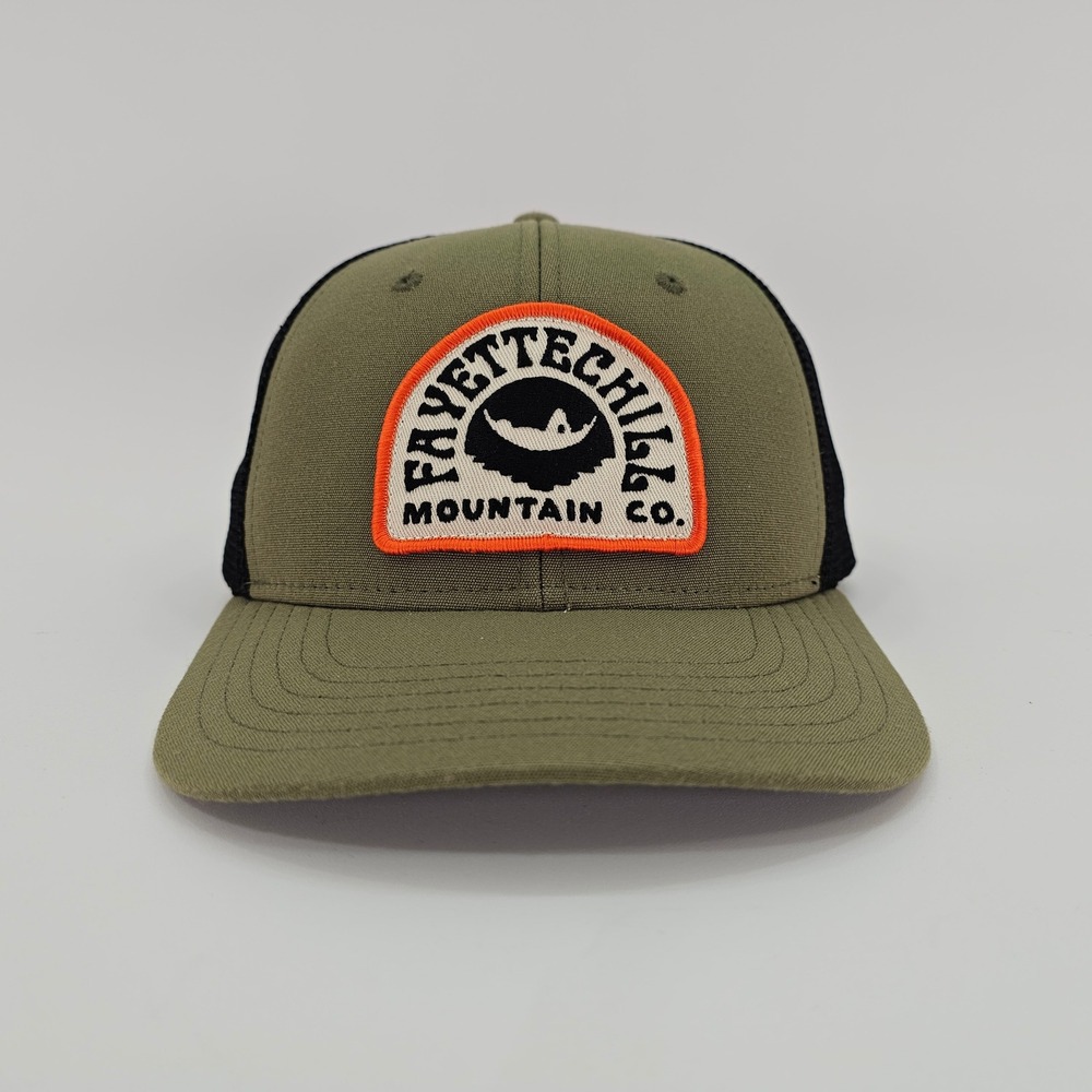 Streetwear Fayettechill Hat Mens OSFM Green Black Logo Patch Snapback Trucker